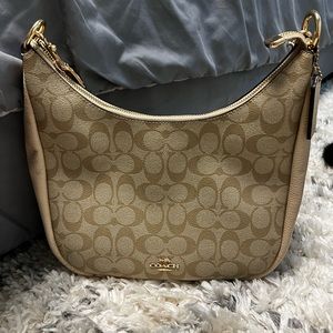 Coach Jules Hobo In Signature Canvas